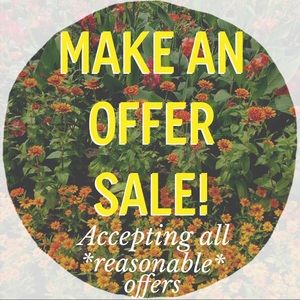 ACCEPTING ALL *REASONABLE* OFFERS TODAY!
